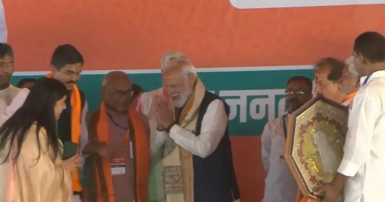 PM Modi is addressing his second rally today in Purnea, Bihar. During his Purnea rally, PM Modi said, ‘ Today, for the NDA government, the deprived and exploited sections are the priority. ‘Jisko kisi ne nahi poochha, hum usko pooj rahe hain’. There was a time when the central government would term Bihar as backward. But we have made the development of Seemanchal and Purnea our mission’.