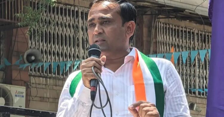 As the BJP marked its first victory in 2024 Lok Sabha Elections from Surat, Congress workers on Tuesday protested the missing MP candidate Nilesh Kumbhani.