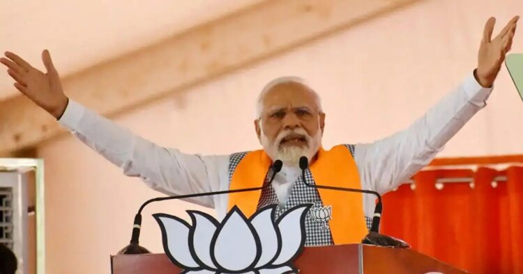 PM Modi addresses public rally in Rudrapur, Uttarakhand. Prime Minister Modi says, ‘We say Bhrashtachaar Hata but they say Bhrashtachaari ko Bachao’.