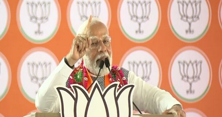 Taking a jibe at the Congress party over Supreme Court's judgement on EVM, Prime Minister Narendra Modi said that the apex court has given a 'tight slap' after which the party doesn't even have 'excuses' to make after losing elections.