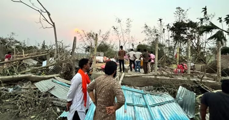 On Sunday over five people, including a woman, were killed and around 500 injured, while severe houses were damaged by norwester at two places in north Bengal’s Jalpaiguri district.