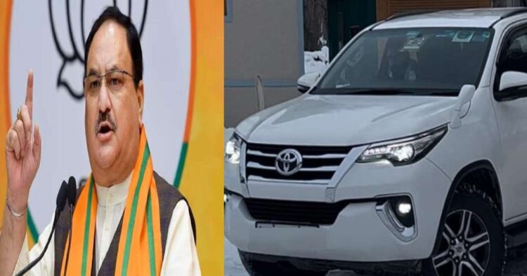 Stolen Car of BJP Chief JP Nadda Found in Varanasi; Two Suspects Apprehended