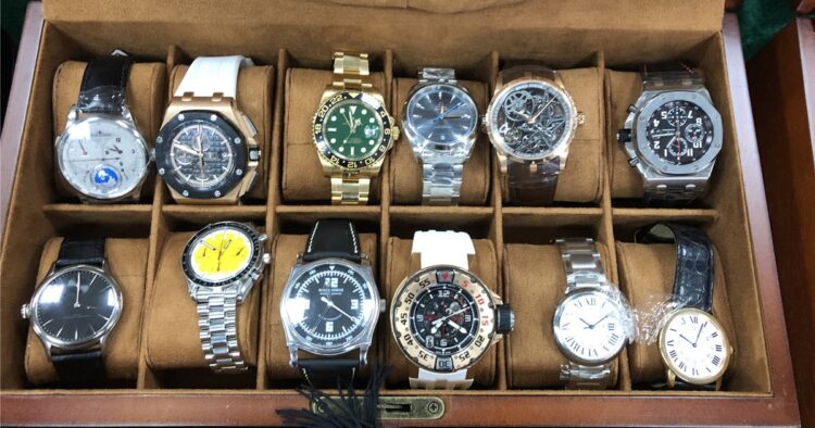 high-end watch smuggling case