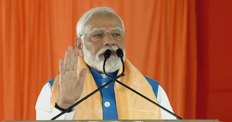 PM Modi Criticizes Congress' Decline: Party Unable to Contest 300 Lok Sabha Seats, Says in Jalore Rally