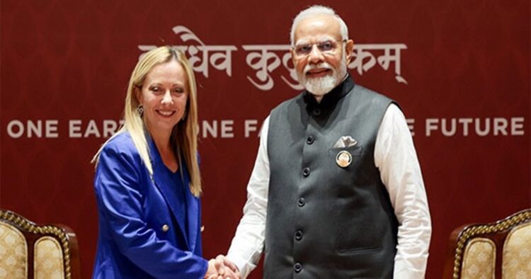 PM Modi Grateful for G7 Summit Invitation in Talks with Italian Counterpart Giorgia Meloni