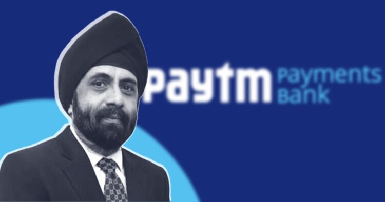 Surinder Chawla Steps Down as CEO of Paytm Payments Bank