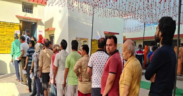 Madhya Pradesh recorded 44.67 voter turnout till 1 pm in the third phase of polling for nine parliamentary seats in the state, according to the data released by the Election Commission of India.