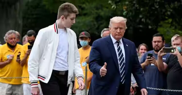 ‘The youngest son of Donald Trump, Barron Trump who has been mostly out of public view as he completes high school, will make his first appearance in the political arena in July’, according to the media reports.‘The youngest son of Donald Trump, Barron Trump who has been mostly out of public view as he completes high school, will make his first appearance in the political arena in July’, according to the media reports.