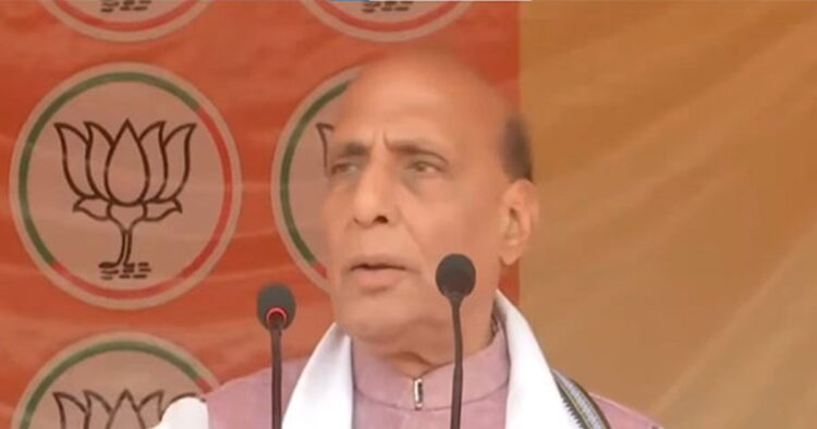 In his address at a public meeting in Jharkhand, Defence Minister Rajnath Singh on Friday tore into the opposition for alleging that the BJP was going to end reservations. He assured the tribals that no one could end their reservation. 