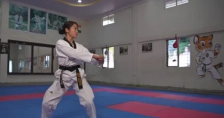 Rupa Bayor, a promising athlete from Arunachal Pradesh, is all set to showcase her skills on the international stage as she will represent Bharat at the 8th Asian Taekwondo Poomsae Championship.