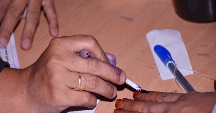 The third phase of polling for Lok Sabha polls on May 7 in 93 constituencies saw a voter turnout of 65.68 per cent, Election Commission said on Saturday. It said 66.89 % of men voters, 64.41 % of women voters, and 25.2 % of third-gender individuals exercised their franchise.