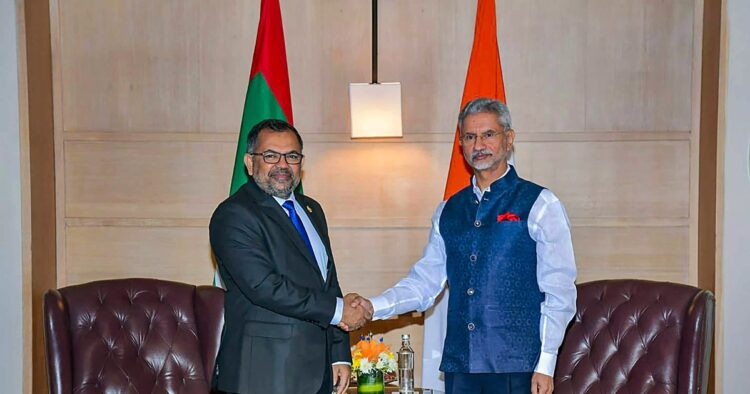 Maldivian Minister of Foreign Affairs Moosa Zameer said 76 Bharatiya military personnel were replaced by civilian personnel sent by Hindustan Aeronautics Limited, which manufactured the helicopter donated by the Bharatiya government.