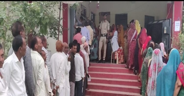 Madhya Pradesh recorded 32.38 % voter turnout till 11 am in the fourth phase of polling for eight parliamentary seats in the state, according to the data released by the Election Commission of India.