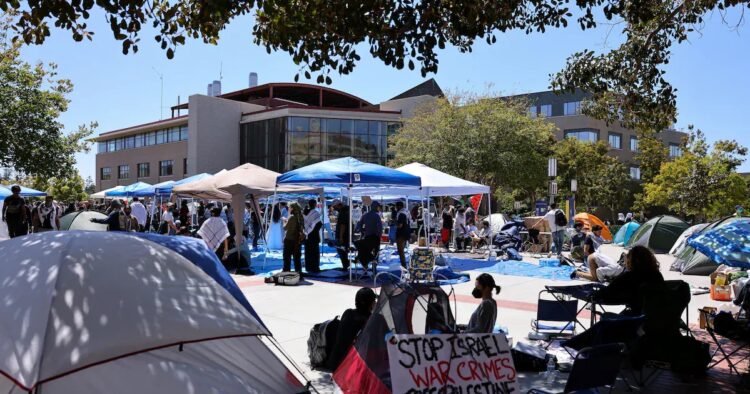 Pro-Palestinian protesters occupied a building at the University of California, Irvine, leading university officials to call in various police agencies, cancel classes and advise people on campus to shelter in place, said a university spokesperson.