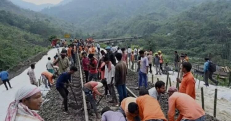 Tripura’s Transport and Civil Supplies Minister Sushanta Chowdhury assured of restoration of both rail and road connectivity within four days.