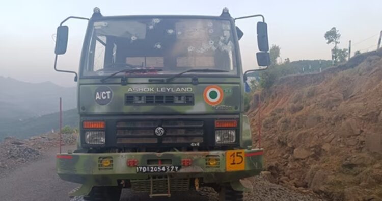 Over five soldiers were injured after militants opened fire on two vehicles, including one belonging to the Indian Air Force (IAF), in Jammu and Kashmir’s Poonch district.