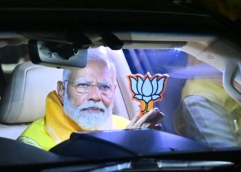 Prime Minister Narendra Modi arrived in Bhubaneswar on Sunday night for the election campaign. He will hold public rallies in Brahmapur and Nowrangpur on Monday.