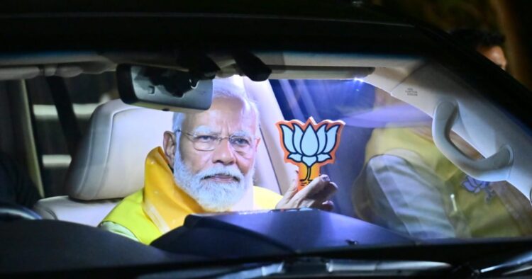 Prime Minister Narendra Modi arrived in Bhubaneswar on Sunday night for the election campaign. He will hold public rallies in Brahmapur and Nowrangpur on Monday.