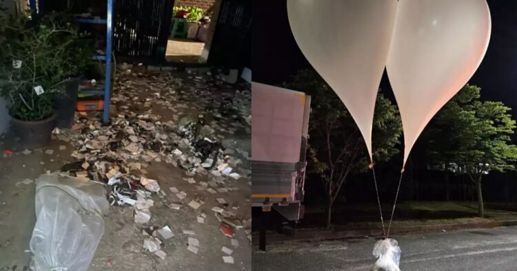 North Korea Launches 'Garbage War' Against South Korea with Filthy Balloons in Retaliation for Leaflets