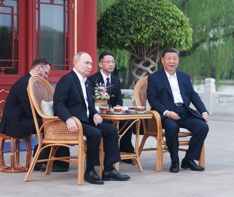 Putin Lauds Russia-China Ties on Final Day of China Visit