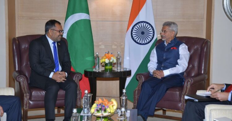 EAM Jaishankar meets Maldives counterpart, hopes for ‘convergence of perspectives’