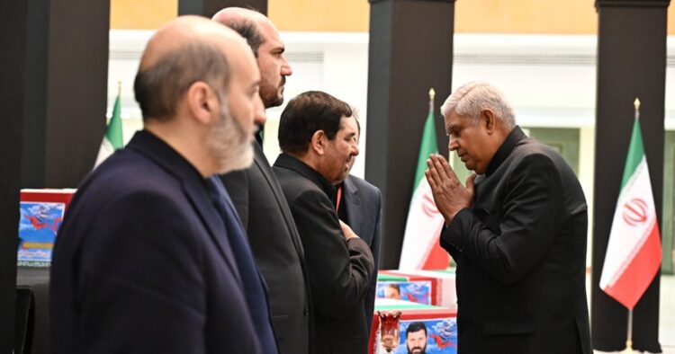 Iran: Vice President Dhankhar pays last respects to Raisi, others in Tehran; meets acting President Mokhber