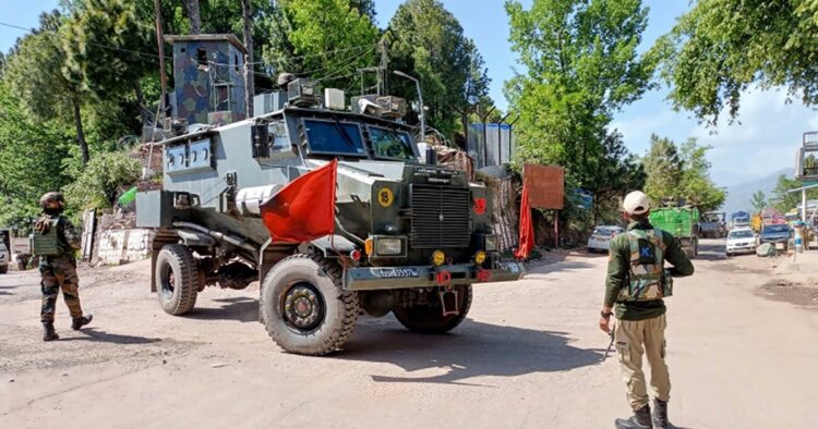 Fierce Encounter Unfolds in Kulgam as Security Forces Pursue Terrorists Behind IAF Convoy Attack