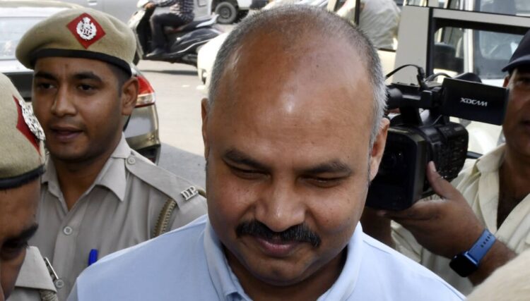 New Delhi, May 31: Delhi Chief Minister Arvind Kejriwal's aide Bibhav Kumar being produced before the Tis Hazari Court in connection with the alleged assault case