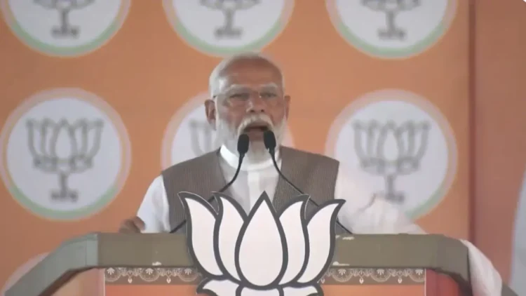 During a public rally in Jamshedpur, PM Modi says, ‘Congress and JMM know nothing about development as their only job is to speak lies, loudly, again and again, and everywhere. Their goal is to do the X-ray of poor people’s wealth and steal it’.