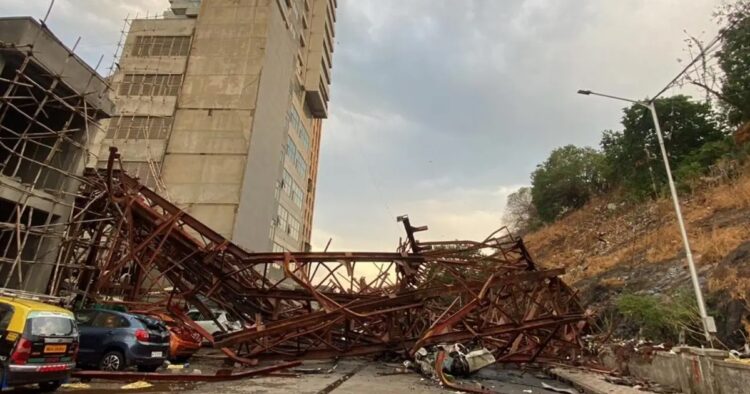 3 killed, 59 injured in Mumbai hoarding collapse as dust storm, rain batter city