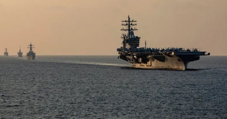 Houthis Launch Missile Attack on US Aircraft Carrier Eisenhower in Red Sea