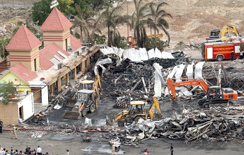 Gujarat Government suspended six officials including two cops in a big action against the authorities over serious lapses in the TRP Gamezone fire accident that killed 35 persons including children.