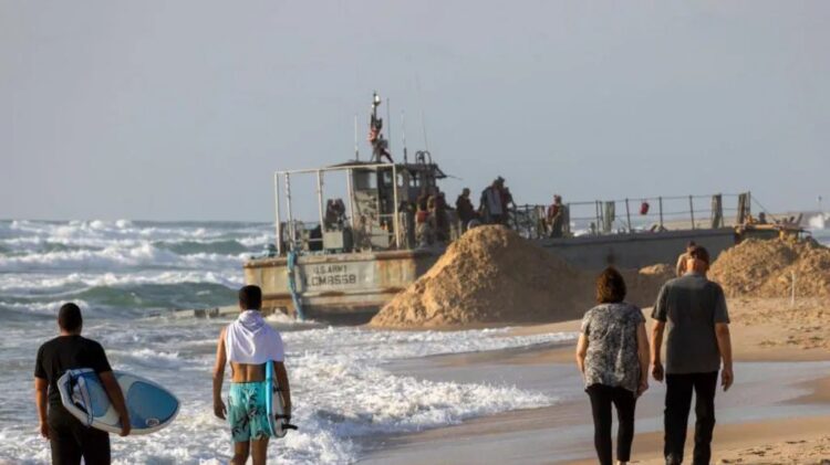 US-built pier will be removed from Gaza coast; to be repaired after damage from rough seas