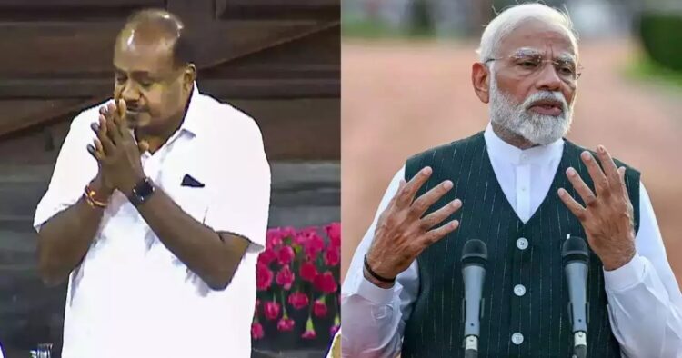 Kumaraswamy, two BJP MPs from Karnataka expected to join PM Modi's cabinet