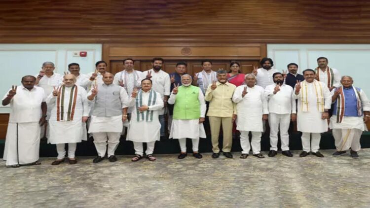 The swearing-in ceremony for the eagerly awaited third term of Prime Minister Narendra Modi's government is set to take place today at Rashtrapati Bhavan.