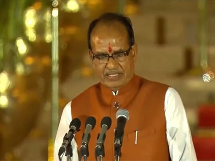 BJP's veteran leader and four-time Madhya Pradesh Chief Minister Shivraj Singh Chouhan was on Sunday sworn in as a minister in Prime Minister Narendra Modi's Union Cabinet.