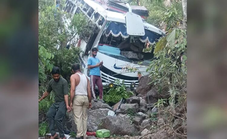 Three people were killed as terrorists fired upon a bus carrying pilgrims from a shrine in Jammu and Kashmir's Reasi district on Sunday