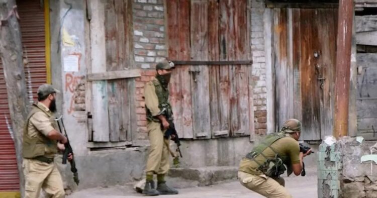 On the morning of Wednesday a gunfight occurred between the security forces and a terrorist who went absconding after attacking a village near the International Border (IB) in Kathua, Jammu & Kashmir district on Tuesday night.