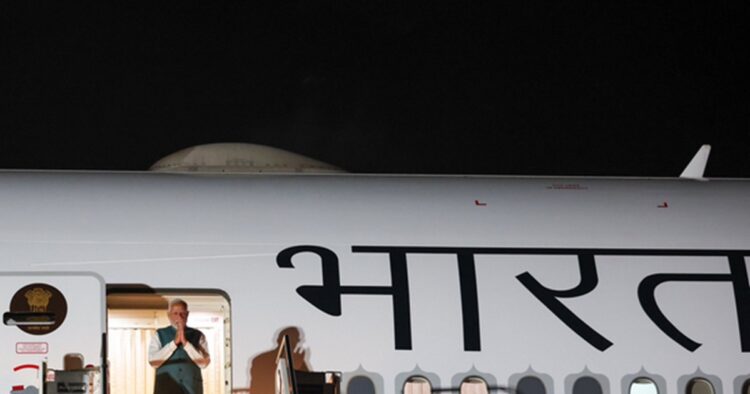 Prime Minister Narendra Modi arrived in Italy's Apulia late Thursday night (local time) to attend the G7 Summit, where India is invited as an outreach country.