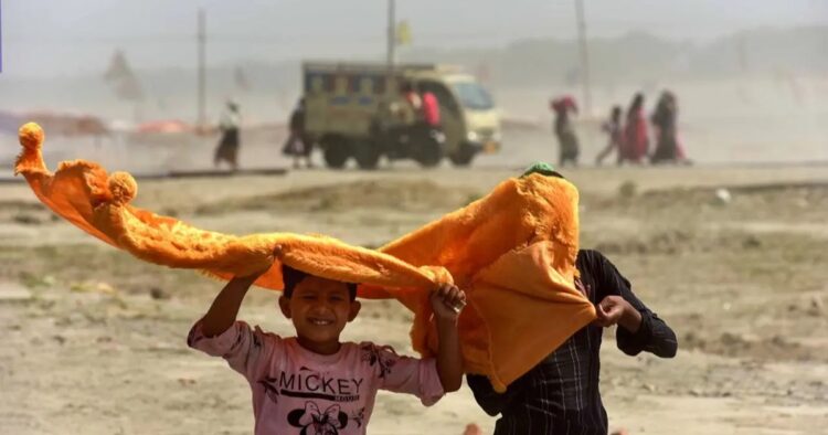 The India Meteorological Department has predicted heatwave to severe heatwave conditions is likely to prevail in parts of Uttar Pradesh, Jharkhand while heatwave conditions may prevail in parts of Jammu & Kashmir, Himachal Pradesh, Punjab, Madhya Pradesh, Gangetic West Bengal and Bihar over the next dew days.