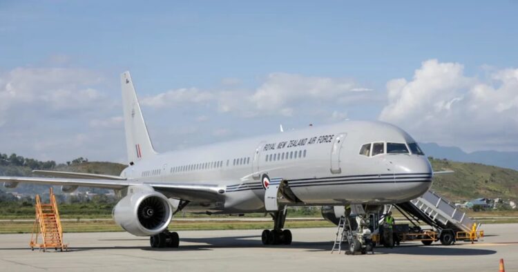 New Zealand Prime Minister Christopher Luxon boarded a commercial flight after the Defence Force plane taking him to Japan blew two fuses in Papua New Guinea.