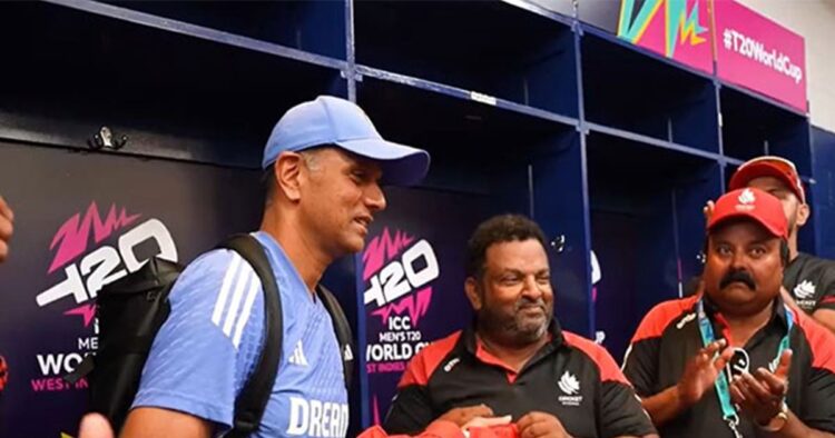 Bharatiya head coach Rahul Dravid heaped praise on the Canada team after their final game got washed out in Flordia without a ball bowled due to a wet outfield.