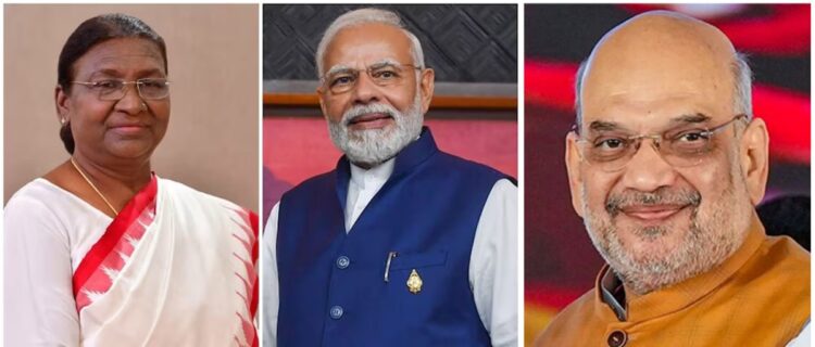 Prime Minister Narendra Modi along with Bharatiya Janata Party top leaders on Thursday extended their wishes to President Droupadi Murmu on her 66th birthday.