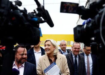 Ahead of France’s parliamentary elections, Marine Le Pen's far-right National Rally is seen leading the race, an IFOP poll for broadcaster TF1/LCI and Le Figaro showed on Thursday, ahead of the leftwing Popular Front and President Emmanuel Macron's centrists.