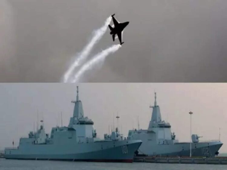 The Ministry of National Defense said it has detected 15 Chinese military aircraft and six naval vessels around Taiwan between Saturday and Sunday, according to the media reports.