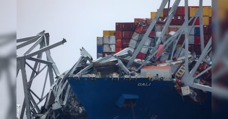 Eight Bharatiya crew members of the cargo ship 'Dali' that crashed into a famed Baltimore bridge in March have left for India, according to the media reports.