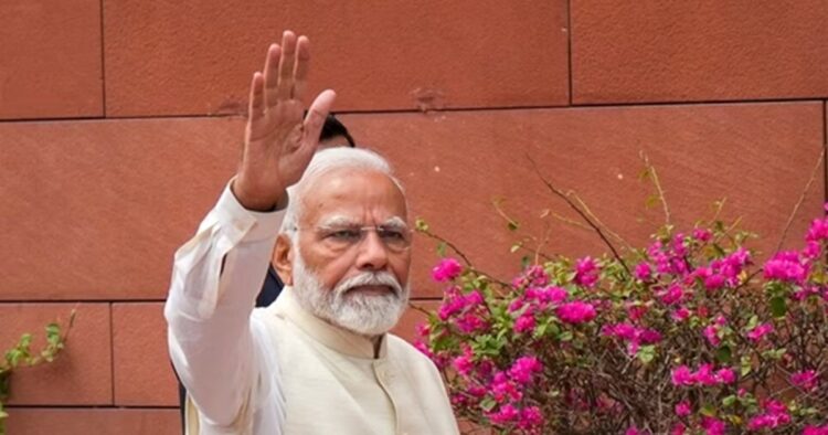 Prime Minister Narendra Modi hailed the seven-year journey of Goods and Services Tax (GST). Quoting a newspaper report, PM tweeted on the social media platform "X" that GST has improved the lives of 140 crore Indians.