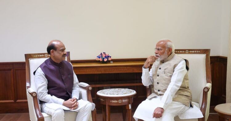 The ruling Bharatiya Janata Party (BJP) held a meeting at the residence of Union Minister Ajay Tamta on Tuesday, the second day of the 18th Lok Sabha ahead of the election to the post of Speaker.