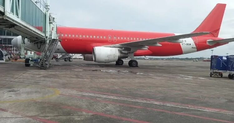 A Pune-bound Air Asia from Kolkata received a bomb threat on Friday. The flight I5-319 with over 100 passengers was immediately evacuated following the receipt of the threat and search operation began.