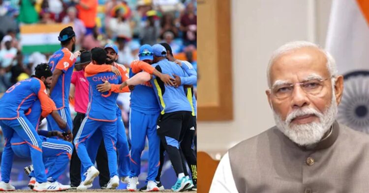 As the Men in Blue lifted the prestigious T20 World Cup trophy for the second time, Prime Minister Narendra Modi spoke to Team India over the phone on Sunday and congratulated them for the remarkable victory.